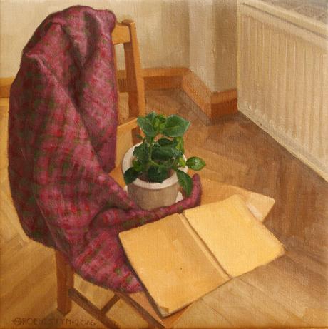 Russian plant © Samantha Groenestyn (oil on linen)