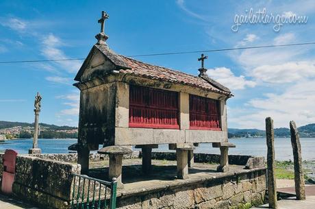 hórreos (granaries) in Combarro, Galicia, Spain
