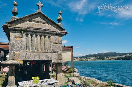 hórreos (granaries) in Combarro, Galicia, Spain