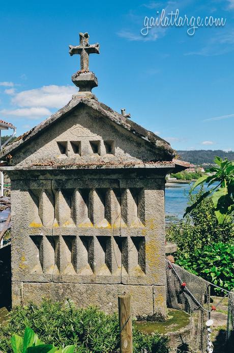 hórreos (granaries) in Combarro, Galicia, Spain