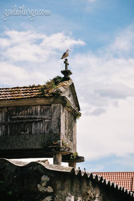 hórreos (granaries) in Combarro, Galicia, Spain