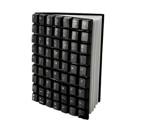 Computer Keyboard Keys Transformed Into A Book Cover