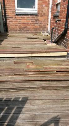 Rough decking