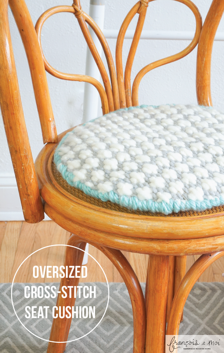 Make A Modern Cross Stitch Cushion