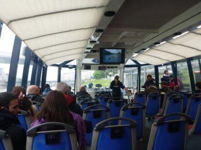 Backpacking in Austria: Taking Full Advantage of the Salzburg Card #visitsalzburg Boat cruise on the Salz