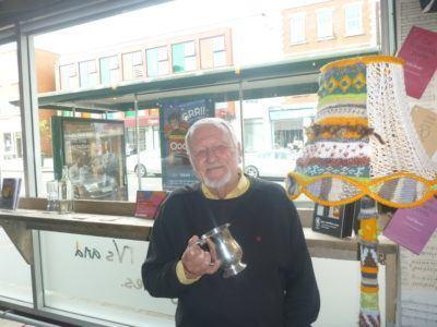 Interview with 83 Year Old Blogger Ron Hands in Southbourne, Dorset, England: Author of ‘Growing Up With War’ Ron Hands in his local pub, the White Bear