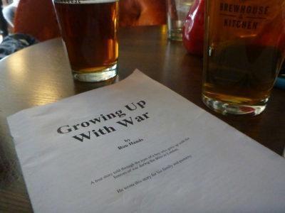 Interview with 83 Year Old Blogger Ron Hands in Southbourne, Dorset, England: Author of ‘Growing Up With War’ Ron's book - Growing up With War