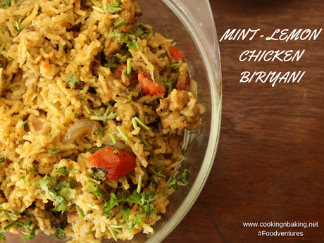 Mint Lemon Chicken Biriyani