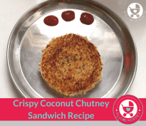 Crispy Coconut Chutney Sandwich