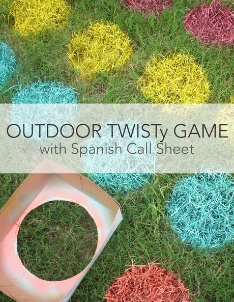 Creating an outdoor game with Spanish vocabulary