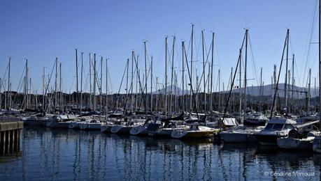 Hendaye harbour, France