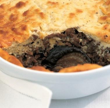 Moussaka With Roasted Aubergines and Ricotta