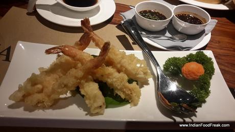 Prawn tempura