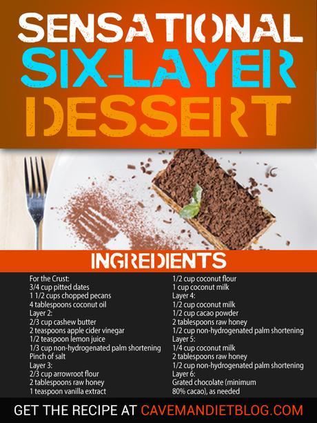 paleo dessert recipes six layer dessert with ingredients