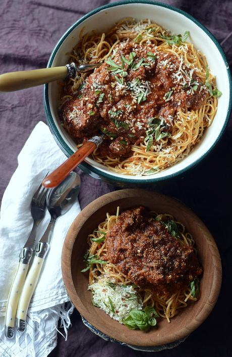 easy lamb bolognese