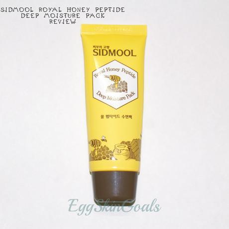 Sidmool Royal Honey Peptide Deep Moisture Pack Review