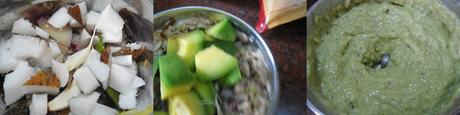 Avocado - Coconut Chutney | Side Dish for Idli / Dosa