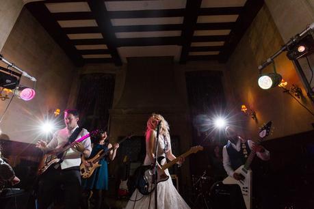 Rock and Roll Wedding Photography bride and groom jam