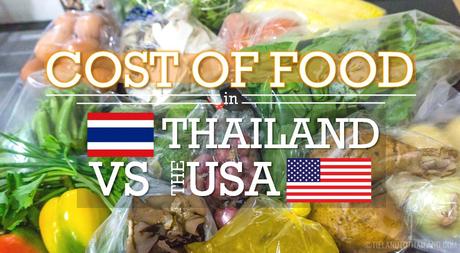 Cost of Food in Thailand versus USA