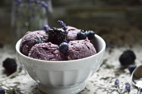 Paleo Double Berry Coconut Ice Cream (Dairy Free, AIP, SCD, GAPS, Whole 30, No Added Sweetener)