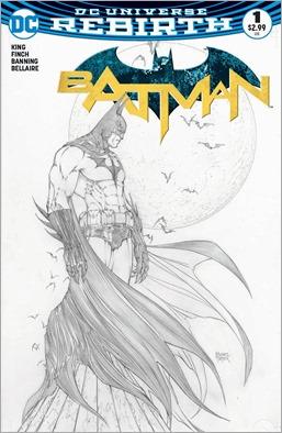 Rebirth: Batman #1 Cover - Aspen Comics Michael Turner Exclusive Sketch Variant