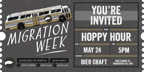 Goose Island Beer Co Migration Week 2016 – BierCraft Cambie