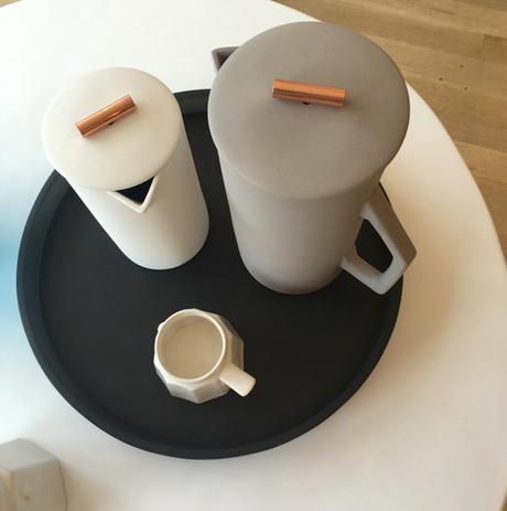 Porcelain Teapot With Copper Accents