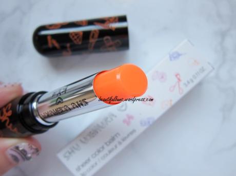 Shu Uemura Sheer Color Balm Melt in Orange (3)