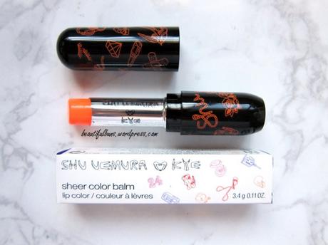 Shu Uemura Sheer Color Balm Melt in Orange (2)