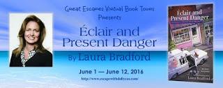 Blog Tour Post & Review:  Eclair and Present Danger by Laura Bradford