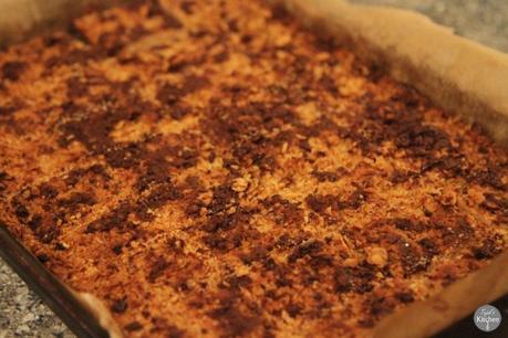 Crunchy Chocolate Flapjack Bars