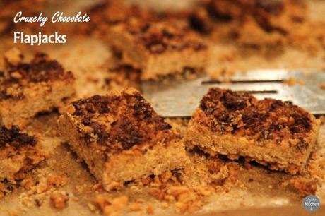 Crunchy Chocolate Flapjack Bars