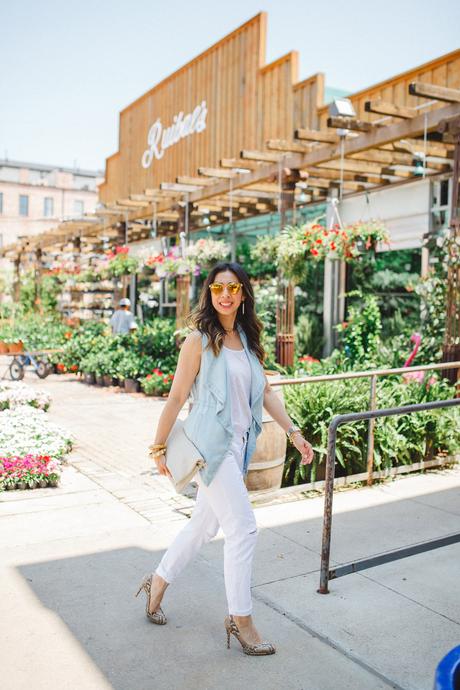 Chic at Every Age // Chambray Vest