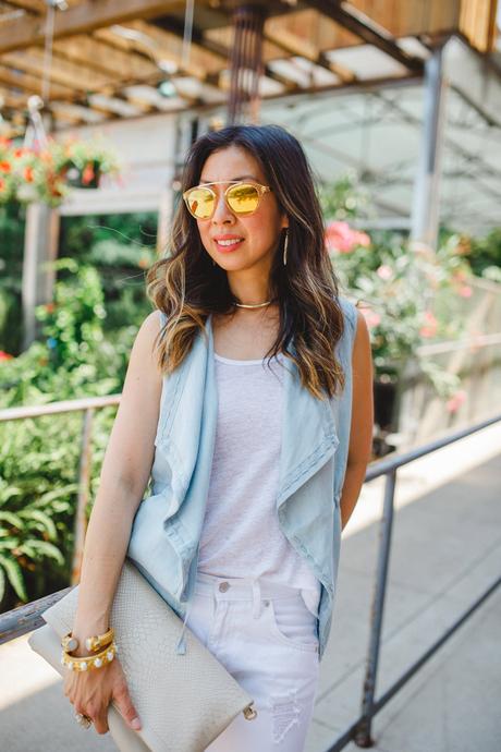 Chic at Every Age // Chambray Vest