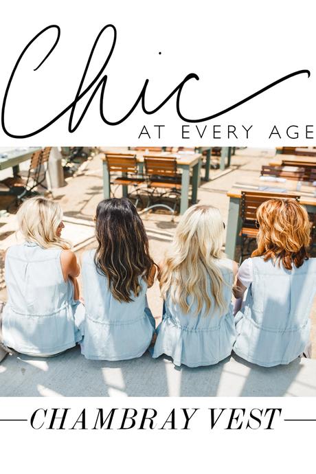 Chic at Every Age // Chambray Vest