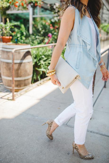 Chic at Every Age // Chambray Vest