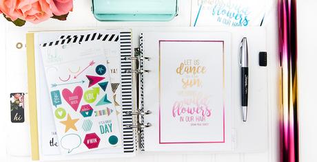 MINC freebie + my May 2016 Memory Planner Pages | Maggie Massey for Heidi Swapp