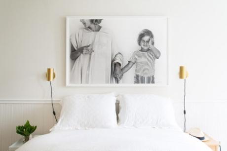 Black And White Portrait Photo In A Bedroom By Homepolish