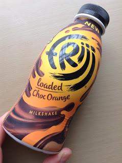 Frijj loaded Choc orange milkshake 