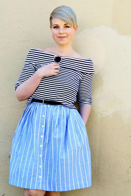 Look of the Day: Stripes on Stripes