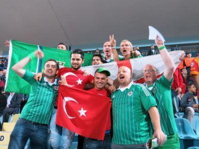#gawa #daretodream Living Out A Childhood Dream Supporting Northern Ireland: My Plans for June 2016 Some of our wee group of 18 Northern Ireland fans who made it to Turkey in 2013.