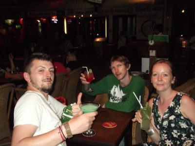 #gawa #daretodream Living Out A Childhood Dream Supporting Northern Ireland: My Plans for June 2016 Anthony, myself and Helen partying in Cambodia in 2012.