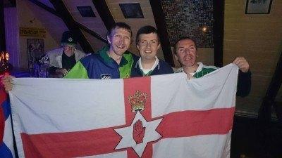 #gawa #daretodream Living Out A Childhood Dream Supporting Northern Ireland: My Plans for June 2016 Alex, Andy and I in Torshavn, Faroe Islands