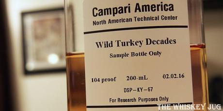 Wild Turkey Decades label