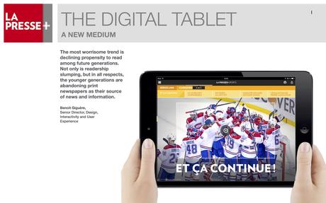La Presse+: A Tablet Edition Success Story in Montreal.