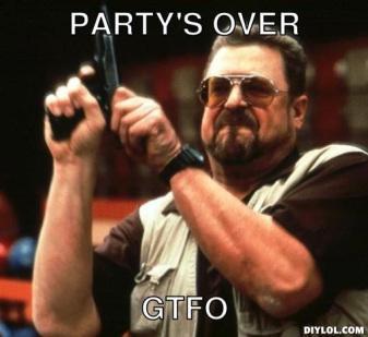What is 2001 Maniacs Really About? party over