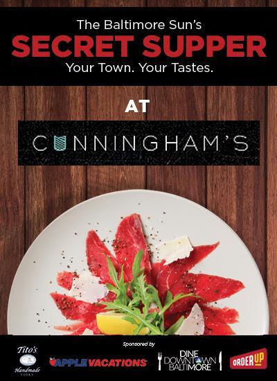 The Baltimore Sun’s Secret Supper at Cunningham’s