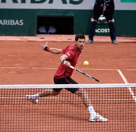 Roland Garros : Andy Murray faces Novak Djokovic ~ tennis shot on canister