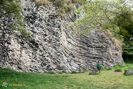 Rock formation offering a chance to scale it