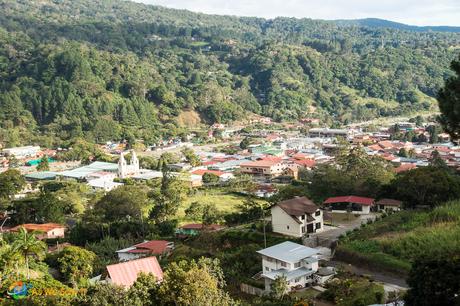 View from above Boquete on the north side